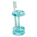 InterDesign Franklin Toothbrush Holder Stand for Bathroom Vanity Countertops - Aruba Blue