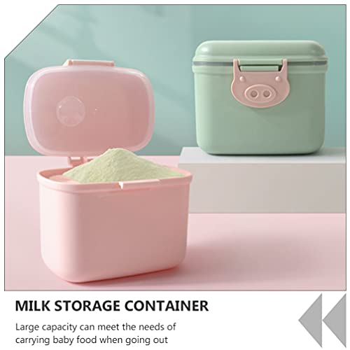 TOYANDONA Baby Melkpoeder Doos Draagbare Non Spill Melk Formule Verzegeld Opbergdoos Met Scoop Baby Snoep Fruit Snack… - Image 7
