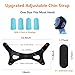 Chin Strap for Sleeping User, Anti Snore Chin Strap to Keep Mouth Closed, Airflow Jaw Strap for Sleep Anti Snoring Chin Straps for Men Women Stop Snoring Strap with Earplugs (2pack)