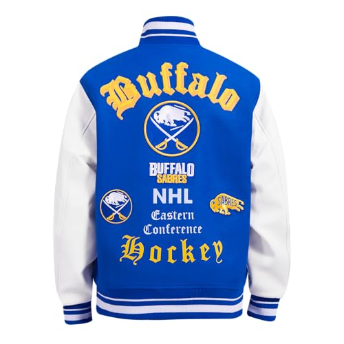 Image of Pro Standard Mens NHL Old English Varsity Jacket