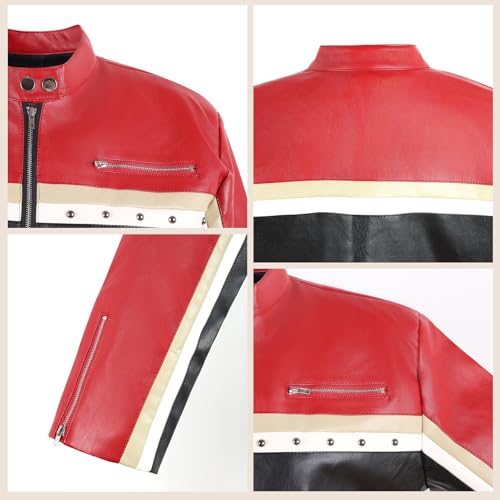 Women Leather Jackets Motorcycle Bomber Leather Coats Moto Biker Coat Spring Fall Outfits Fashion Clothes4