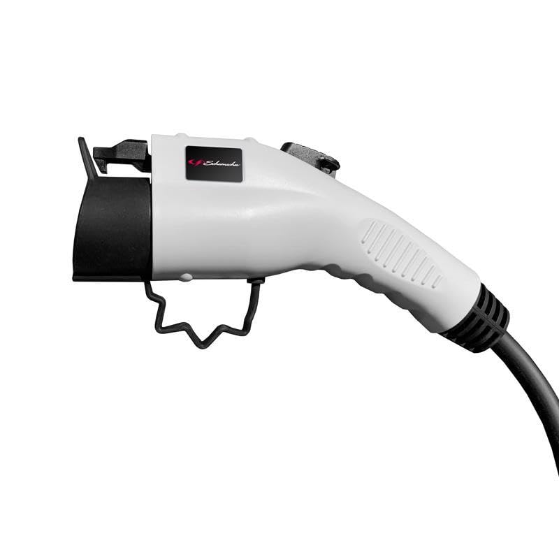 Schumacher Electric 16 Amp / 240V Level 2 Charger - Portable 28-Foot EV Charging Cable - with Universal J1772 Connector - SC1455