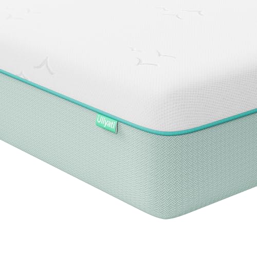 Uliyati Single Mattress with Gel & Bamboo Charcoal Foam, Single Memory Foam Mattress, Cool Sleep & Odor-Eliminating - Medium, 90x190x16CM