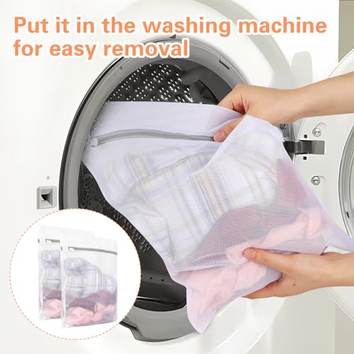4 Stück Wäschenetz für Waschmaschine, Wäschesack 30 x 40cm, Waschmaschine Laundry Bag für Feinwäsche, Wäschenetz Klein mit Versteckter Reißverschluss für BH, Socken, Reise, Schuhe