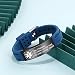 Lam Hub Fong 9" Pulsera Alerta Médica Personalizable Pulsera de Silicona Ajustable...
