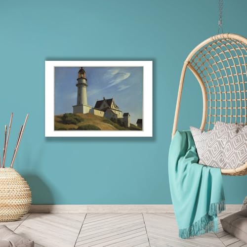 Phare à deux lumières Edward Hopper impression d'art mate Spiffing Prints format medium - 6
