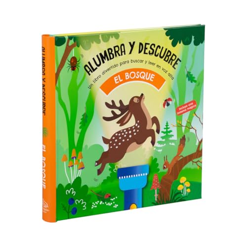 Libro Infantil Interactivo: Alumbra y Descubre: El Bosque