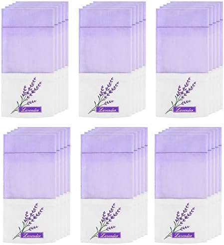 30Pcs Bolsas de Lavanda, Bolsa de Organza, Bolsas de Lavanda Bolsitas, Bolsas Vacías de Lavanda Moradas, Bolsa con Cordón para Lavanda Especias y Hierbas, Bolsa de Perfume Púrpura