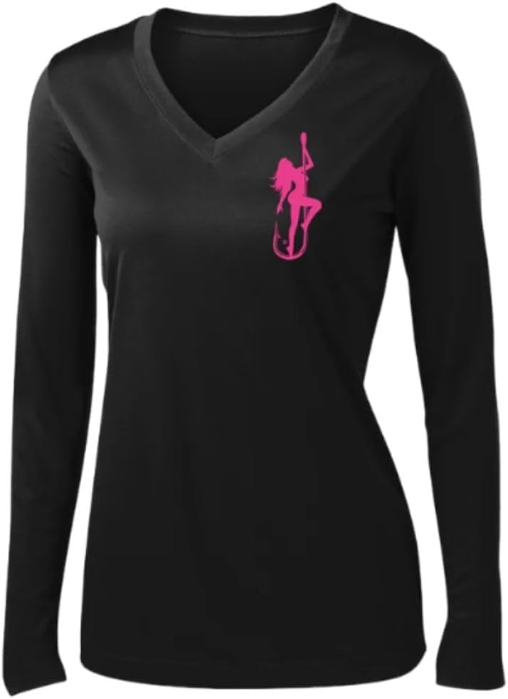 Dirty Hooker Long Sleeve Fishing Shirts for Women - SPF Shirts for Women Long Sleeve - Uv Protection Shirts for Women