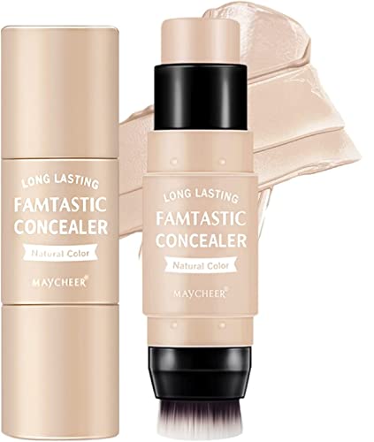 Contour Stick Concealer Bronzer Stick Single Shade With Single Brush Creamy Texture Foundation Stick