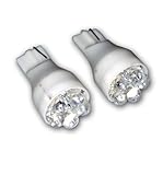 TuningPros LED-T15-W5 T15 Wedge LED Light Bulbs, 5 LED White 2-pc Set