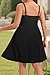 Summer Dresses Plus Size Black Casual Beach Spaghetti Strap Date Night Cute Graduation Homecoming Cocktail Skater Dress
