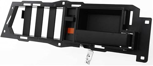 Miniatura 9 de KarParts360 Para Chevy C1500 - Manija de puerta interior del lado del pasajero delantero negro 1988-1994  con botón de bloqueo de puerta  Recorte