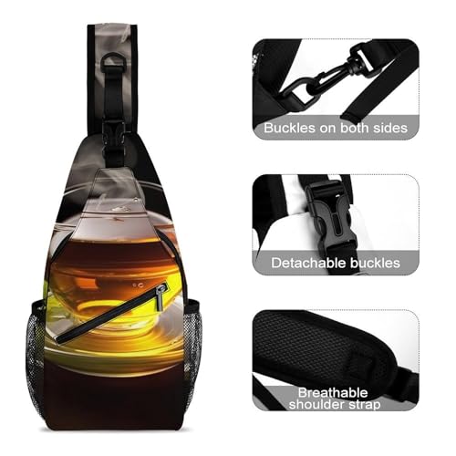 Mochila Deportiva Tipo Sling para Senderismo y Uso Casual miniatura 3