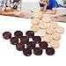 Shurhome Checker Draughts Set 24Pcs Draughts Pieces Wood Checker Drafts Pieces Replacement Stackable Backgammon Chess Pieces