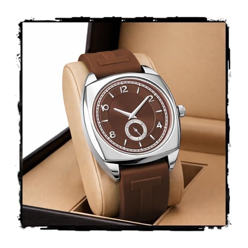 Image of styledose Men's Watch Analog Quartz with Chronograph & Silicone Strap -Casual & Formal Wrist Watch for Men