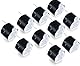 VISSQH 10 Stück elektronischer Summer，DC 5V Aktive Piezo Summer Alarm Mini Electronic Buzzer Beep Tone for Computers Printers Electronic(Black)