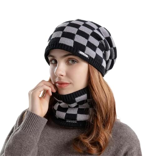 Gorro y bufanda de protección con orejeras integradas contra el viento frío extremo