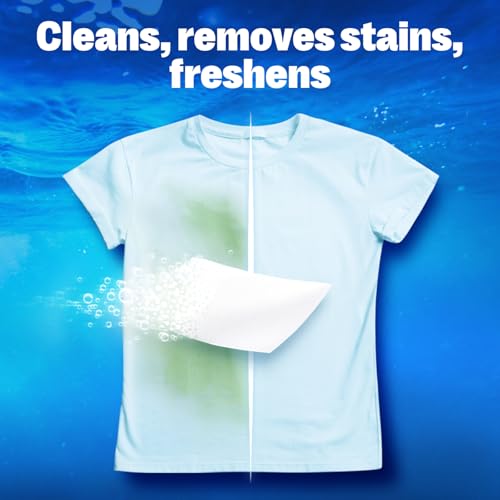 OceanSaver Eco Laundry Detergent Sheets | Bio | Eco-Friendly, Biodegradable & Freshly Scented | Zero-Waste & Removes Tough Stains | Vegan, Plastic & Cruelty-Free | Plant Based Formula (60 Washes) - Image 4