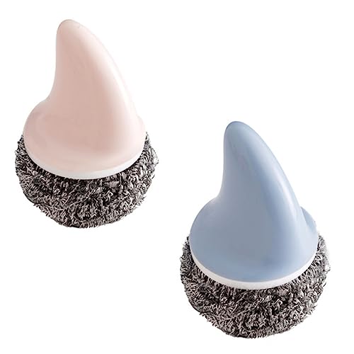 GOOHOCHY 2 Kitchen Brush Set Sink Scrubber Dish Scrubber Brush for Pot Pan Cleaning Brush