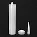 QWORK Empty Caulk Tube, 3 Pack 10 oz. Empty Plastic Caulking Cartridge