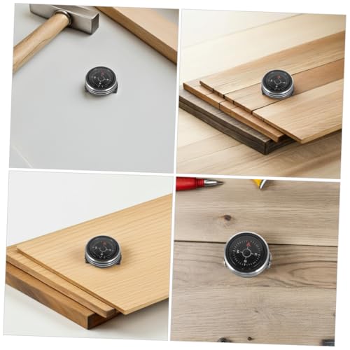 Brújula para hombre metálica desmontable para reloj, portátil miniatura 3