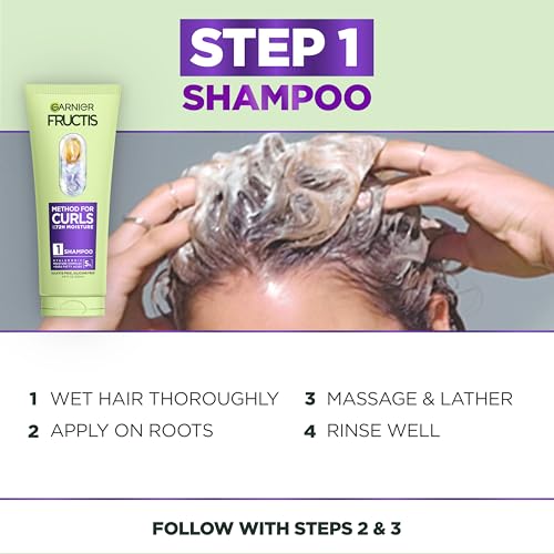 Garnier Fructis Method for Curls Moisture Refreshing Curl Activator, Curl Refresher Spray with up to 5% Hyaluronic Moisture Complex, Designed and Tested for 2C to 4C Curls and Coils, 12.5 fl oz - image 4