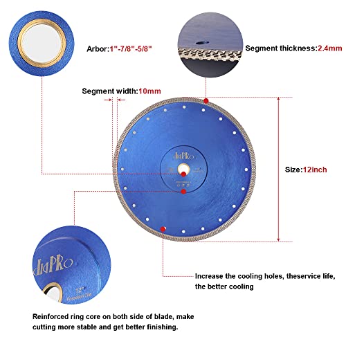 Diapro 12" Diamond Blade Granite Cutting Blade For Stone Porcelain Tiles #TOP2