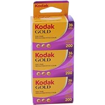 kodak 1880806 Gold 200 Film, GB13536-H - Pack of 3 Yellow/Purple