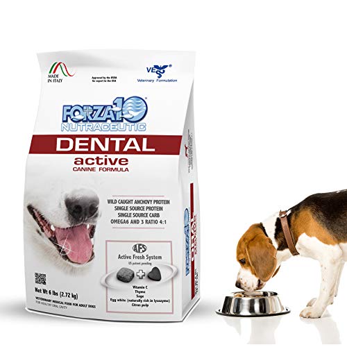 Forza10 Active Oral Care Dog Food, Limited Ingredient Dry Dental Dog Food for Dental Care and Bad Breath, 6 Pound Bag for Adult Dogs