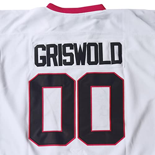 #00 Griswold X-Mas Christmas Vacation Mens Movie Hockey Jersey White Stitched Size M by Kekambas - Used condition - Image 4
