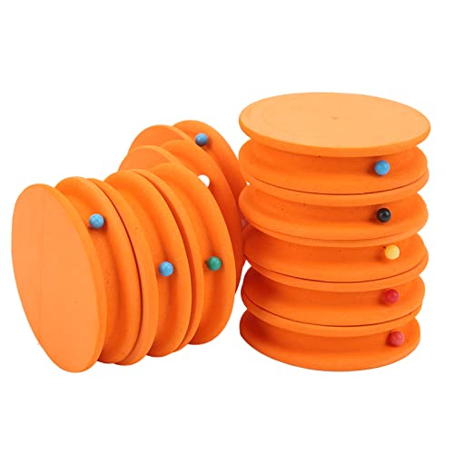Xolsurg Foam Spools Multipurpose EVA Fishing Winding Board Outdoor Fishing (Orange)