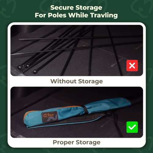 Stakes Bag For Fxw 32 Inch Height Dog Playpen To Hold The Poles/Rods For Storage And Carrying While Rv Camping #TOP1