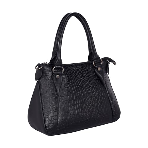 Image of DORPER MONEY Hill Full-Grain Durable Leather Top-Handle satchel Tote Handbags & Shoulder Sling Bags For Women Office Branded Stylish Latest