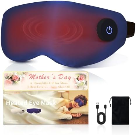 Amazon.com: Heated Eye Mask for Dry Eyes – Cordless Warm Eye Compress ...