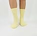 SRYL womens Super soft Combed cotton socks 1-Pairs,(Multicolor may choose) C317 (1 pairs-Light yellow)
