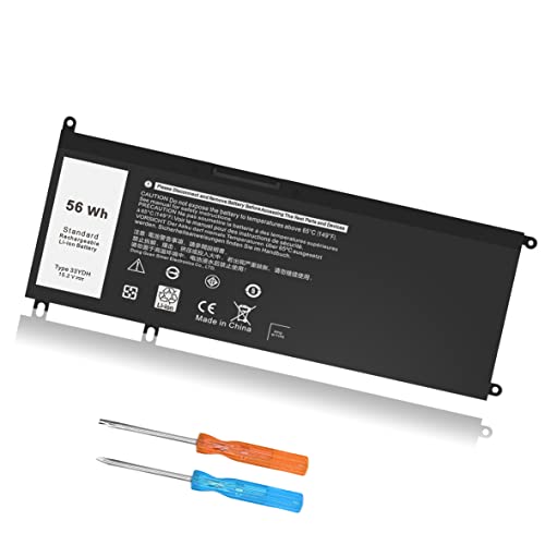Batterie Dell Inspiron 33YDH haute capacité 56WH pour retrouver une autonomie prolongée