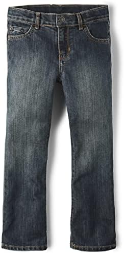 The Children's Place Boys Basic Bootcut Jeans,Dustbowl Wash Single,8