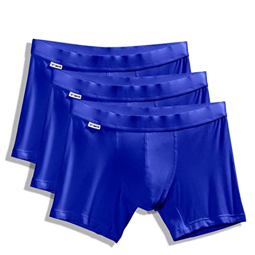 T-BÔ TBó Men's 4-Inch Boxer Brief 3-Pack - Comfortable Viscose