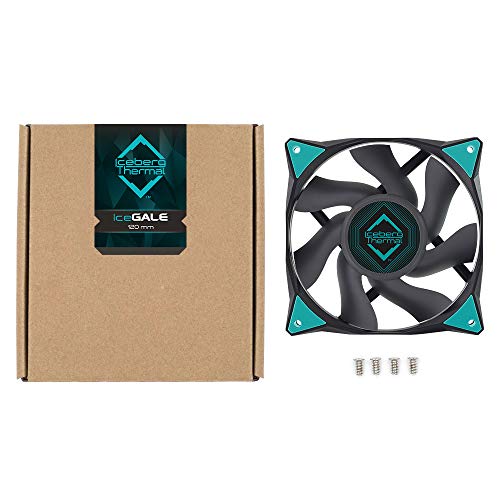 Image of Iceberg Thermal IceGALE 120mm PWM Premium Case Fan (Black)
