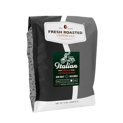 Fresh Roasted Italian Coffee Blend, 5 lb
