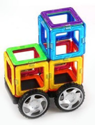 Magformers - Wheels, Set de 2 Piezas magnéticas (713007)