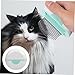 BESPORTBLE Cat Hair Removal Comb for Shedding and Grooming Lightweight Massage Brush for Long and Haired Cats Pet Cleaning Tool Mint Green