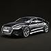 RZAPE Model Car Kits for Adult 1/18 Diecast Cars Compatible with Audi RS7 Sportback Car Collection,Remote Control Key Version Metal Toy Cars with Lights and Sounds,Toy Cars for Boys Age 4-7（Black）