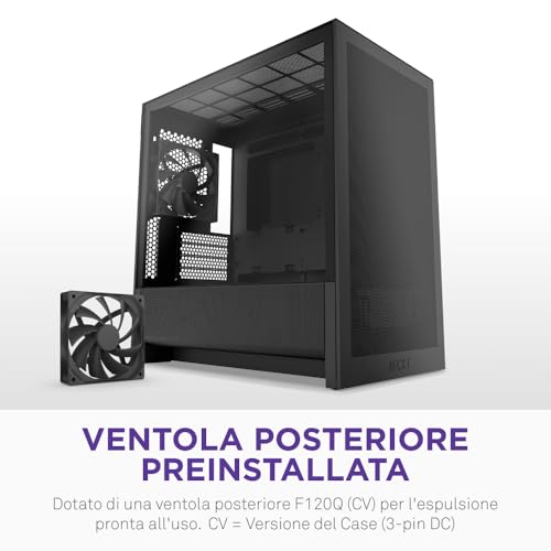 H3 Flow – Case PC Gaming Micro-ATX – Flusso d'aria ottimizzato – 1 ventola 120mm inclusa – GPU full-size – Radiatore 280mm frontale, 240mm superiore – Scheda madre con conn. posteriore – Nero - Cuffia gaming - Immagine 8