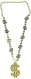 $ Beads w/ $ Medallion Party Accessory (1 count) (1/Card)