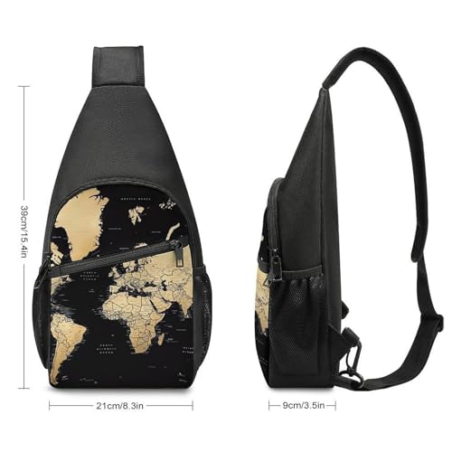 Mochila bandolera ligera para senderismo y viaje unisex miniatura 2
