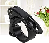 Geeignet für Mountainbike. WYJW Solide Fahrrad-Schnellwechsel-Sattelstützenklemme Sattelschlauchclip aus Aluminiumlegierung Mountain Road Fixed Gear - 31,8 mm (Schwarz) Langlebig