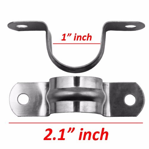 Heavy Duty de tubo tubo conducto colgador de acero U correa Clip abrazaderas W/tornillos