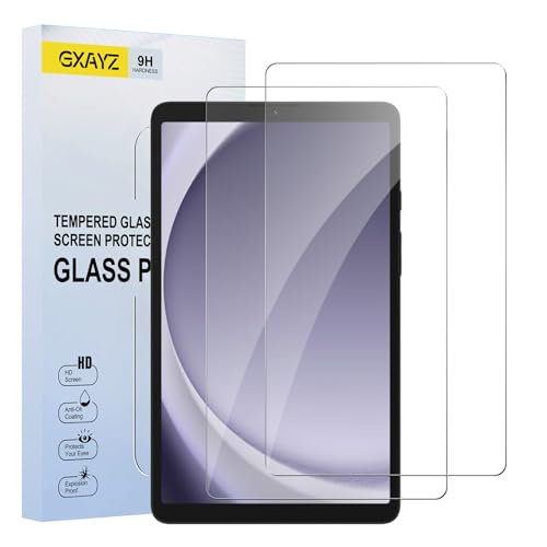 [2 Pièces] Verre Trempé pour Samsung Galaxy Tab A9,9H Film en Protection Écran, Anti-Rayures, HD,vitre protection écran en ultra résistant anti choc